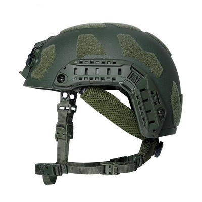 OPS-CORE FAST SF HIGH CUT HELMET SYSTEM helm taktis terbuat dari bahan PE